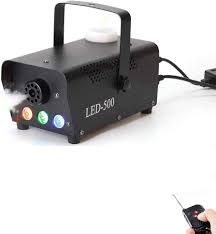 Smoke Machine With Colorful Lighting And Remote Control