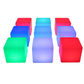 Multi-colored LED light cubes