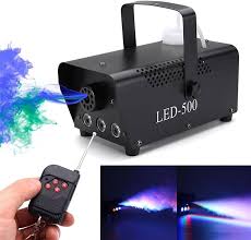Smoke Machine With Colorful Lighting And Remote Control