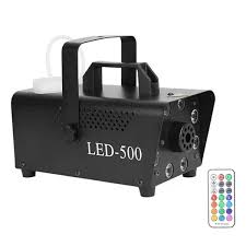 Smoke Machine With Colorful Lighting And Remote Control