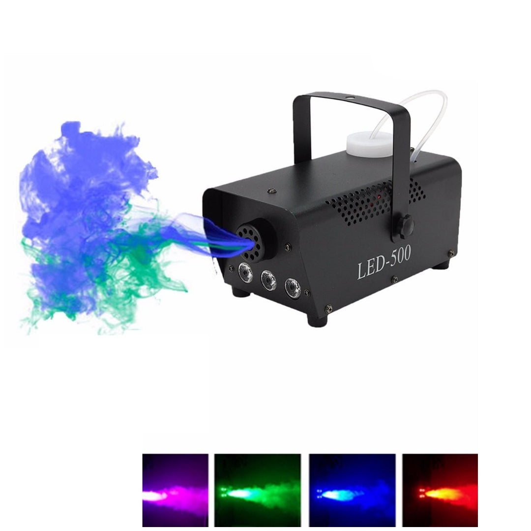 Smoke Machine With Colorful Lighting And Remote Control